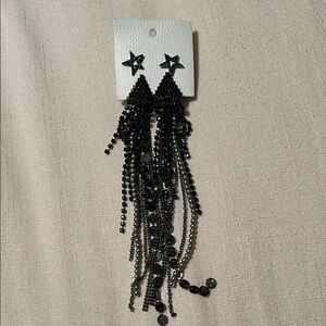 Free People Chandelier Star Earrings